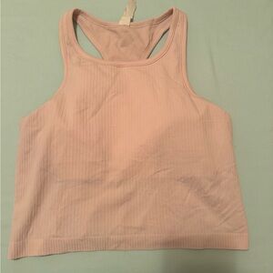 Pink lululemon tank top
